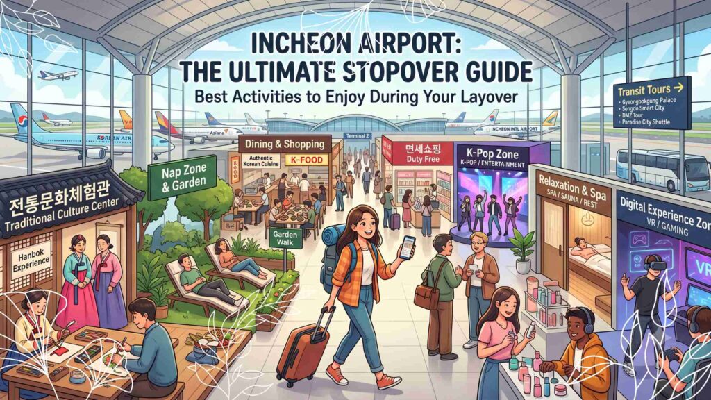 The best activities to enjoy during a stopover at Incheon International Airport
